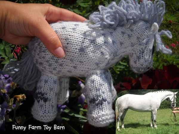 YOUR Horse as a Toy-Custom Knit Markings Colorings Stuffed Toy Custom Horse Toy Gift-thatfamilyshop.com