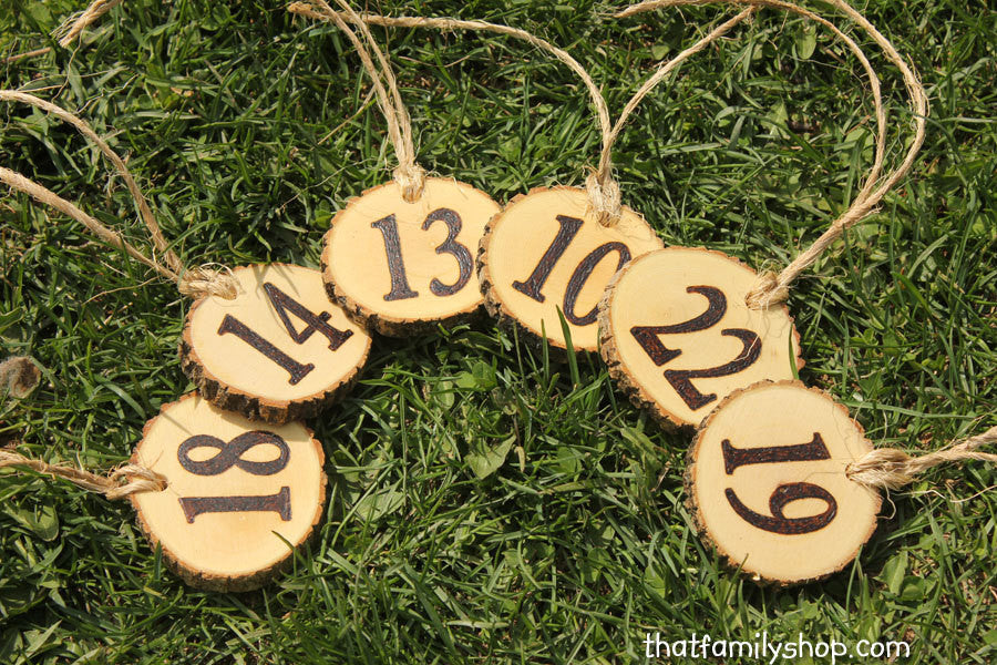 Table Number Token Table Number Tokens, Mason Jar Rustic Wedding Table Seating Display ...