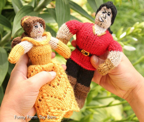 Slender Body, Girl's Character Doll Girls Knitted Princess Doll Disney Inspired Natural Wool Waldorf Girls Toy-thatfamilyshop.com