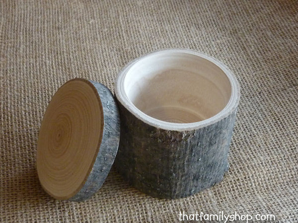 Hollow-Log Spice Pot and General-Purpose Box, Rustic Storage Container Gift-thatfamilyshop.com