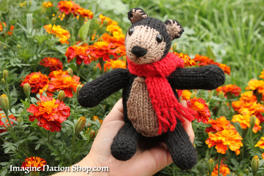 Black Bear, Plush Toy, Natural Teddy, Wool Materials, Christmas Bear-thatfamilyshop.com