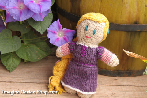 Princess Doll Rapunzel, Tangled Ready To Ship Disney Toy Inspired Natural Materials Baby Toy-thatfamilyshop.com