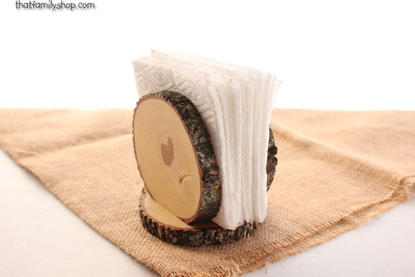 Rustic Napkin Holder Stand Country Kitchen Table Decor Rustic Wedding Table Centerpiece-thatfamilyshop.com