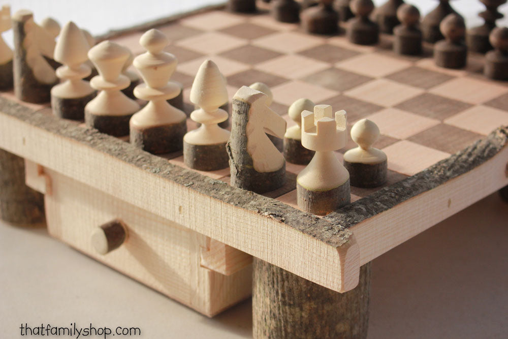 Rustic Chess Roll Upcycle Project – Rustic Chess Board – Aesthetics of Design