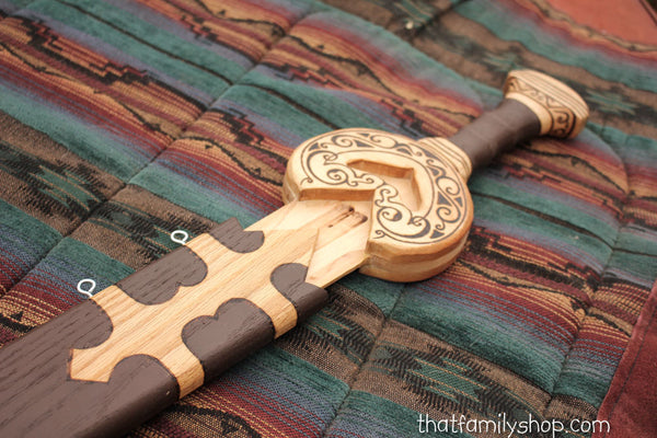 Theoden's Sword from Lord of the Rings Wooden Replica Rohan Weapon Movie/Costume Prop LOTR-thatfamilyshop.com