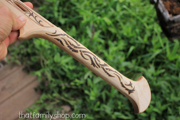 Thranduil's Sword, Wooden Replica of Lord of the Rings LOTR Prop Weapon, Cosplay Sword Costume Accessory-thatfamilyshop.com