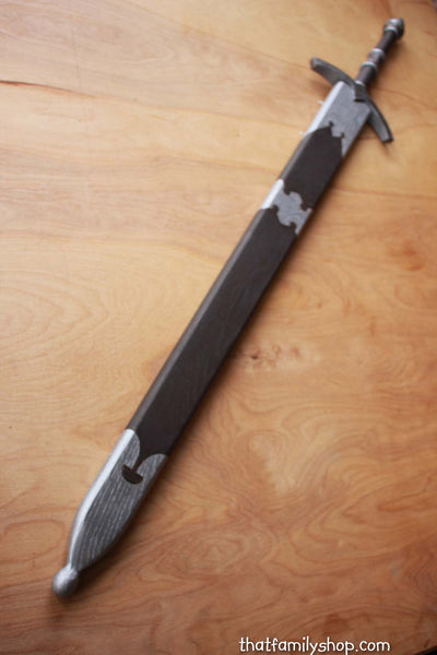 Witch-King Painted Wood Sword Replica LOTR Lord of the Rings Costume Prop-thatfamilyshop.com
